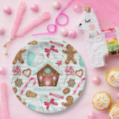 Gingerbrood House Cookies Snoep Paper Bord (Feest)