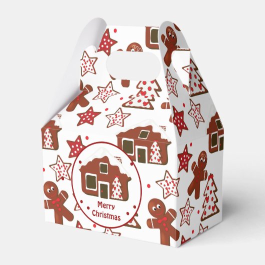 Gingerbrood House Custom Bedankdoosjes (Voorkant Zijde)