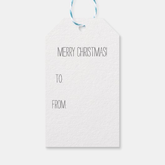 Gingerbrood House en Gingerbrood Koekjes Cadeaulabel (Achterkant)