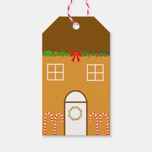 Gingerbrood House Gift Label Cadeaulabel (Voorkant)