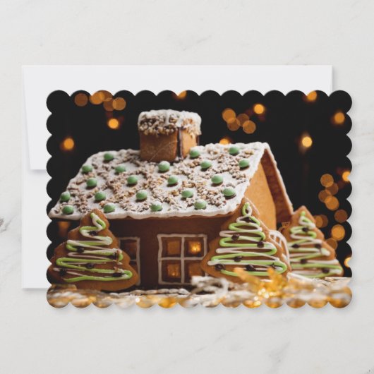 Gingerbrood House Kaart (Voorkant)