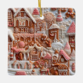 Gingerbrood House Keramisch Ornament (Voorkant)
