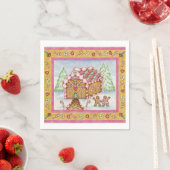 Gingerbrood House Napkins Servet (Insitu)