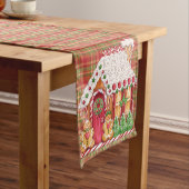 Gingerbrood House op Pset - Table Runner Korte Tafelloper (Voorbeeld)
