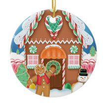 Gingerbrood House Ornament