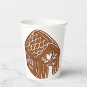 Gingerbrood House Papieren Bekers (Voorkant)