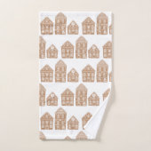 Gingerbrood House Pattern Bath Towel Set Bad Handdoek (Handdoek)