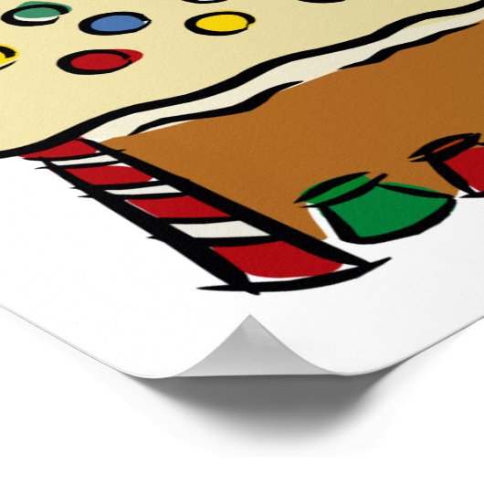 Gingerbrood House Poster (Hoek)