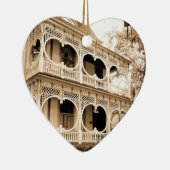 Gingerbrood House - Savannah, GA Keramisch Ornament (Rechts)