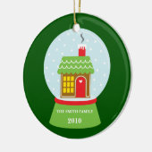 Gingerbrood House Snowglobe Ornament (Links)
