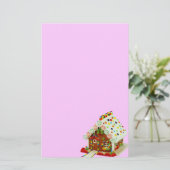 Gingerbrood House Stationery Briefpapier (Staand voorkant)