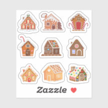 Gingerbrood House Stickers