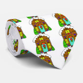 Gingerbrood House Stropdas (Opgerold)