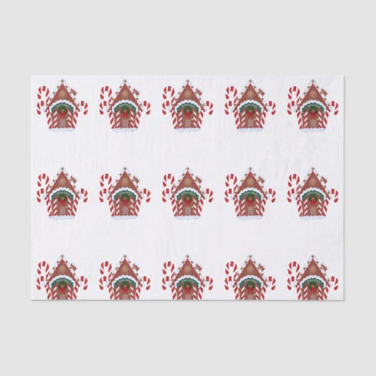 Gingerbrood House Tissuepapier (Voorkant)