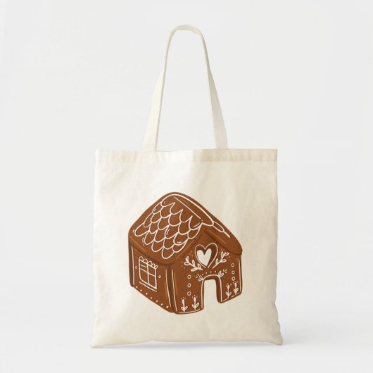 Gingerbrood House Tote Bag (Voorkant)