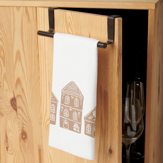 Gingerbrood House Village Kitchen Towel Theedoek (Derde Gevouwen)