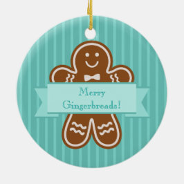 Gingerbrood Hugs Keramisch Ornament