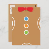 Gingerbrood-kaart Briefkaart (Voorkant / Achterkant)