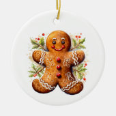 Gingerbrood Keramisch Ornament (Voorkant)