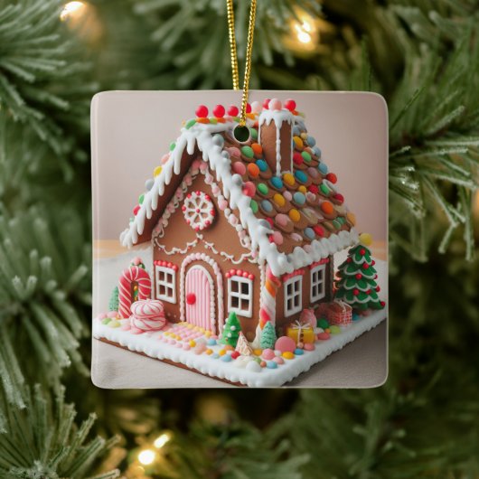 Gingerbrood Keramisch Ornament (Boom)