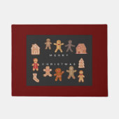 Gingerbrood Kerstmis Deurmat (Voorkant)
