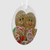 Gingerbrood Kerstmis Ornament (voorkant)