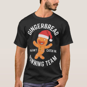 Gingerbrood kerstontbijt met ploeg Gif T-shirt