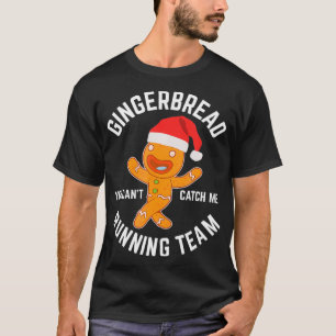 Gingerbrood kerstontbijt met ploeg Gif T-shirt