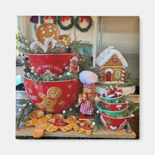 Gingerbrood Kitchen Magneet (Voorkant)