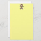 Gingerbrood-koekje Briefpapier (Voorkant / Achterkant)