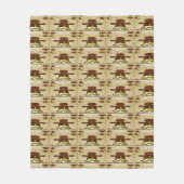 Gingerbrood-koekje Fleece Deken (Voorkant)