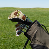 Gingerbrood-koekje Golfheadcover (Insitu)