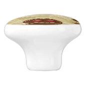 Gingerbrood-koekje Keramische Knop (Zijkant)