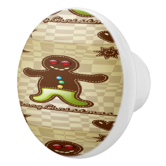 Gingerbrood-koekje Keramische Knop (Rechts)