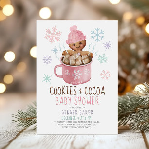 Gingerbrood Koekjes en Baby shower van Caca Girl Kaart