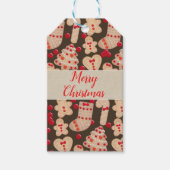 Gingerbrood Koekjes Holiday Cookie Exchange Party Cadeaulabel (Voorkant)