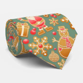 Gingerbrood/koekjes/kerstmis Stropdas (Opgerold)