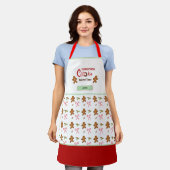 Gingerbrood koekjesbakkeringsteam Apron Schort (Gedragen)