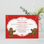 Gingerbrood Koekjeswisselaar Kaart (Staand voorkant)