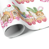 Gingerbrood Koekkerst Cadeaupapier (Rol Hoek)
