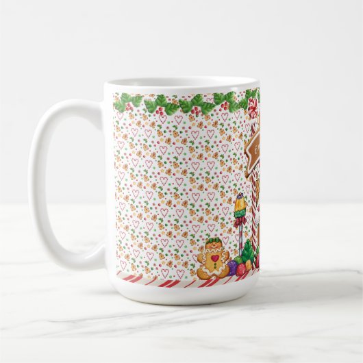 Gingerbrood Lane Gingerbrood Man Coffee Mok (Links)
