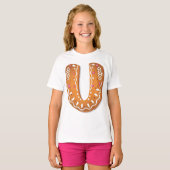 Gingerbrood Letter U T-Shirt (Voorkant volledig)