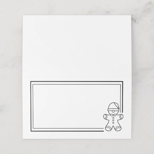 Gingerbrood Man (Buitenkant ongevouwen)