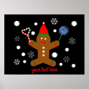 Gingerbrood Man #2 Poster