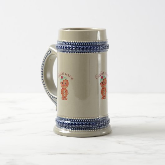 Gingerbrood Man Bierpul (Voorkant links)