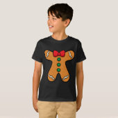 Gingerbrood Man Body Costume for Halloween of Chri T-shirt (Voorkant volledig)
