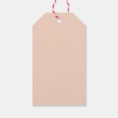 Gingerbrood Man Cadeaulabel (Achterkant)