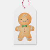 Gingerbrood Man Cadeaulabel (Voorkant)