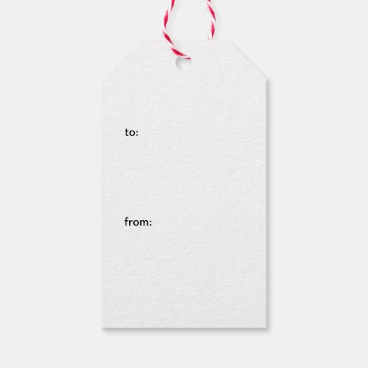 Gingerbrood Man Cadeaulabel (Achterkant)