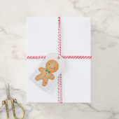 Gingerbrood Man Cadeaulabel (Met Touw)